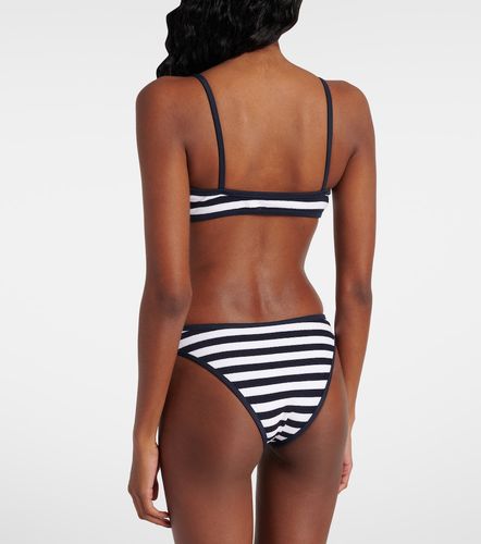 Top de bikini Muse Scoop de rizo a rayas - Jade Swim - Modalova