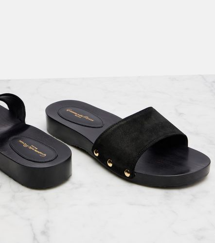 Gianvito Rossi Riviera suede slides - Gianvito Rossi - Modalova