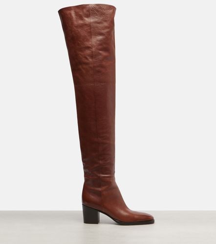 Botas mosqueteras Odeon de piel - Saint Laurent - Modalova