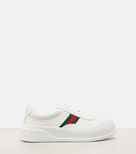Gucci New Chunky B leather sneakers - Gucci - Modalova