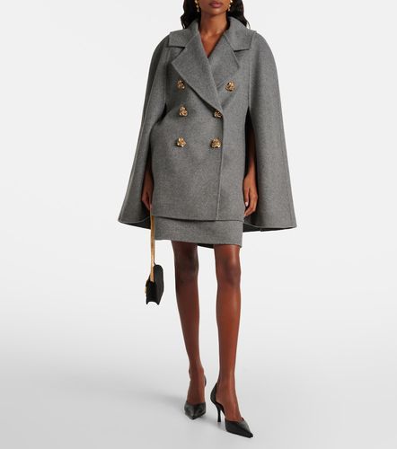 Melange virgin wool miniskirt - Carolina Herrera - Modalova