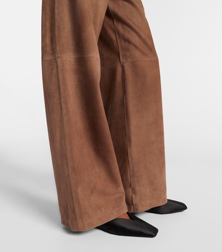 Pantaloni Fulmine in suede a gamba larga - 'S Max Mara - Modalova