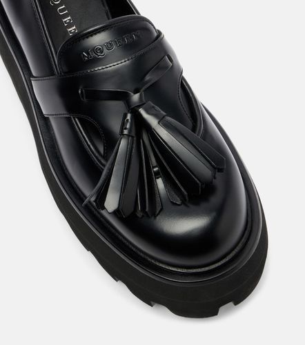 Sofa leather platform loafers - McQueen - Modalova