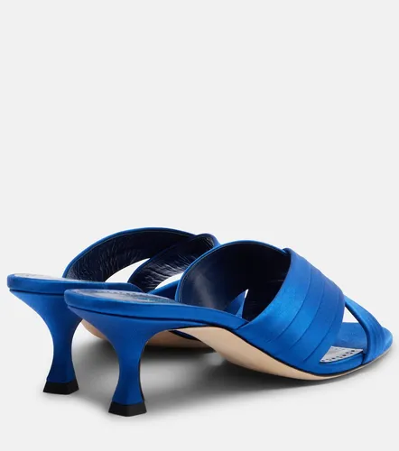Manolo Blahnik Viera 50 satin mules - Manolo Blahnik - Modalova