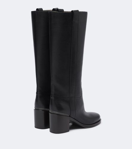Monili leather knee-high boots - Brunello Cucinelli - Modalova