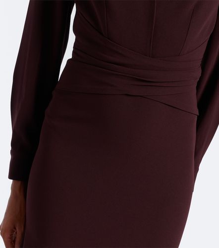 Vestido midi de crepé drapeado - Roland Mouret - Modalova