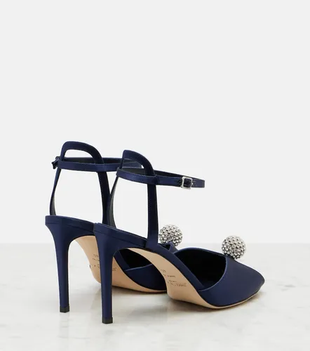 Sacora embellished satin sandals - Jimmy Choo - Modalova