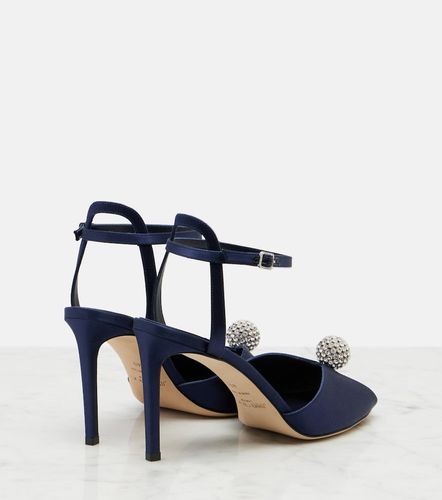 Sandali Sacora in raso con cristalli - Jimmy Choo - Modalova