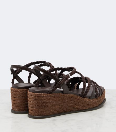 Nyra braided suede espadrille wedges - Jimmy Choo - Modalova