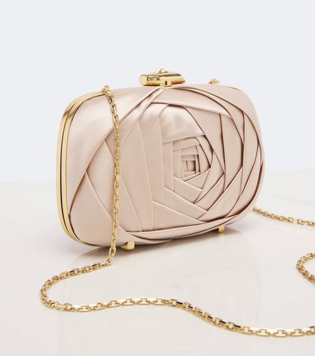Clutch Rose Vivier de satén - Roger Vivier - Modalova