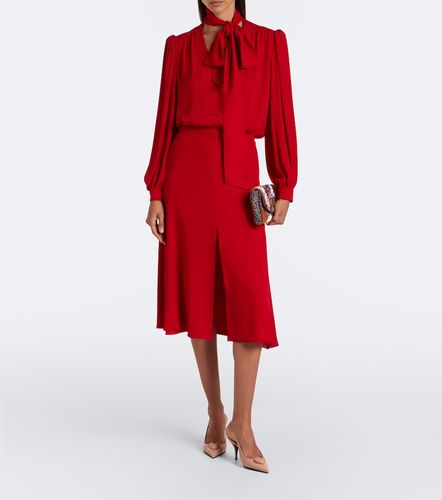 Valentino Silk georgette midi skirt - Valentino - Modalova