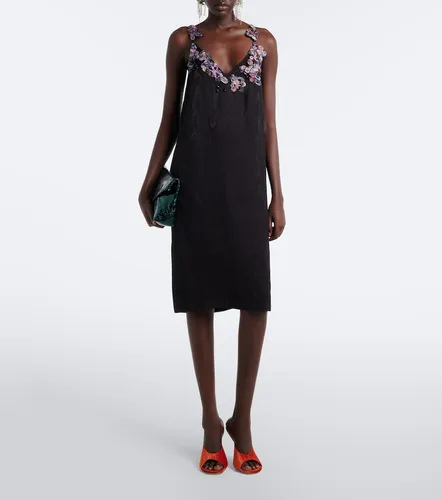 Vestido midi adornado - Dries Van Noten - Modalova