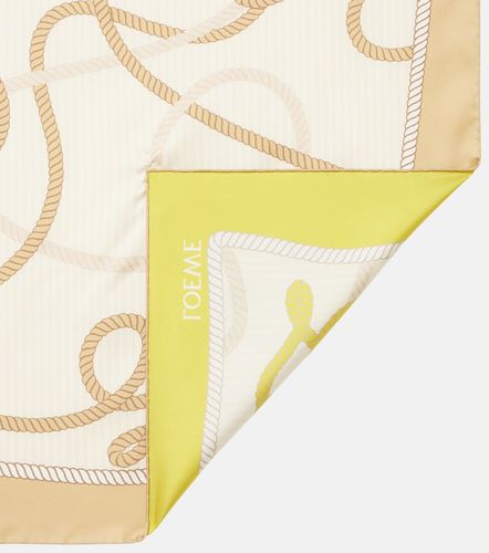 Sciarpa Anagram in twill di seta - Loewe - Modalova