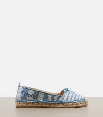 Chloé Espadrilles Isla aus Canvas - Chloe - Modalova