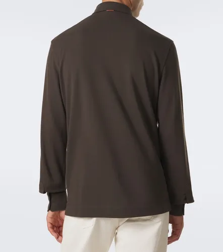 Zegna Polo de piqué de algodón - Zegna - Modalova