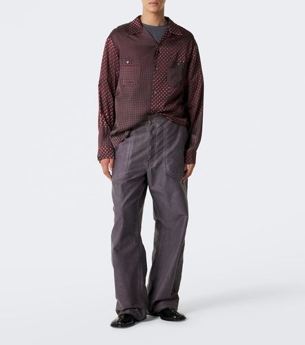 Camisa de satén con paisley - Maison Margiela - Modalova