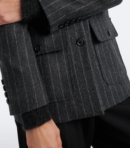 Jenette chalk stripe virgin wool jacket - Nili Lotan - Modalova