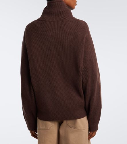 Pullover in lana, cashmere e seta a coste - Brunello Cucinelli - Modalova