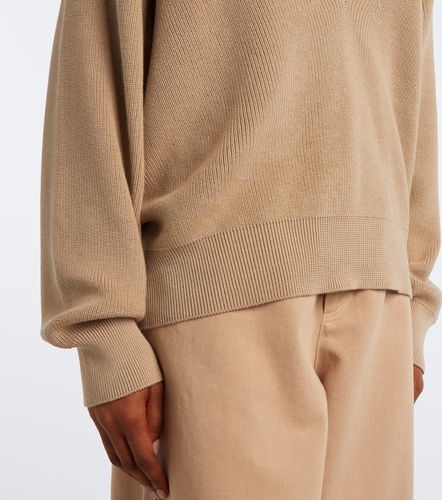 Pullover in cotone con monile - Brunello Cucinelli - Modalova