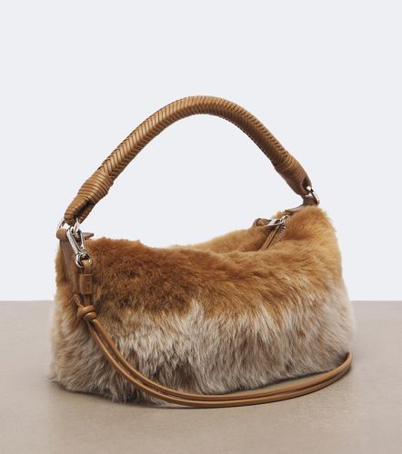 Cala Mini shearling top-handle bag - Loewe - Modalova