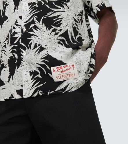 Camisa bowling de seda estampada - Valentino - Modalova