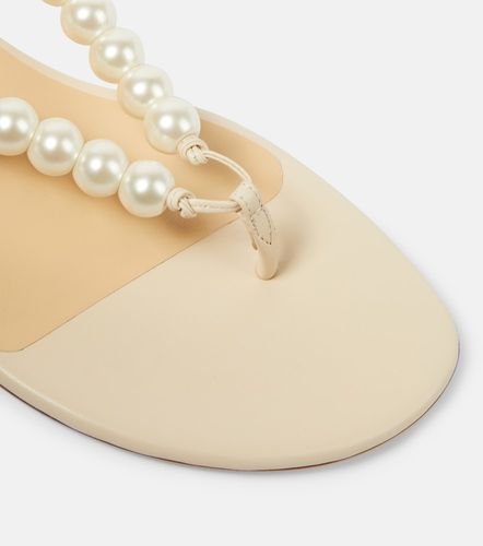Embellished leather sandals - Magda Butrym - Modalova