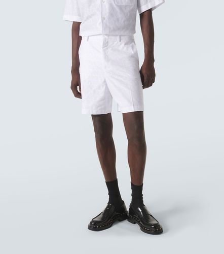 Jacquard-Shorts aus Baumwollpopeline - Valentino Garavani - Modalova