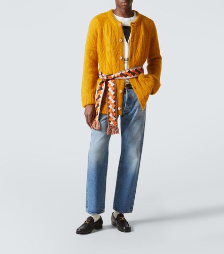 Cable-knit mohair-blend cardigan - Valentino Garavani - Modalova