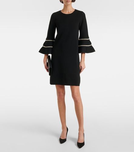 Embellished wool-blend minidress - Carolina Herrera - Modalova