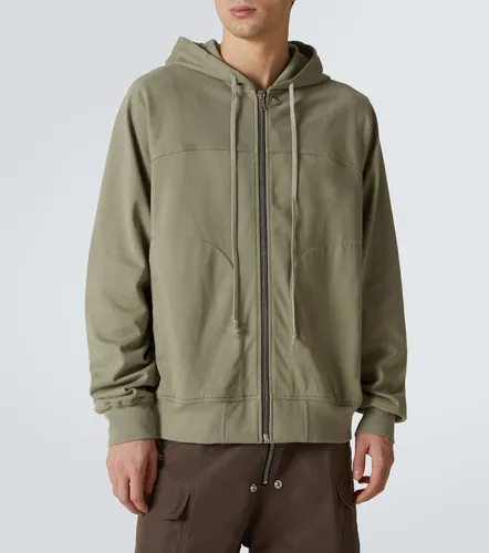 Zip-up cotton jersey hoodie - Rick Owens - Modalova