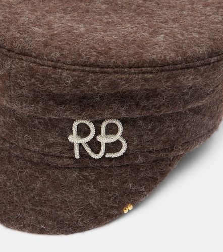 Pierced wool-blend newsboy cap - Ruslan Baginskiy - Modalova