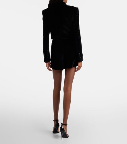 Shorts in misto cotone e seta - Dolce&Gabbana - Modalova