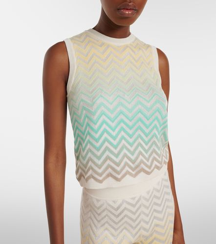 Missoni Zigzag cotton-blend top - Missoni - Modalova