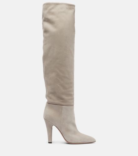 Elsa 100 suede over-the-knee boots - Paris Texas - Modalova