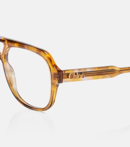 Optical Native oversized aviator glasses - Chloe - Modalova