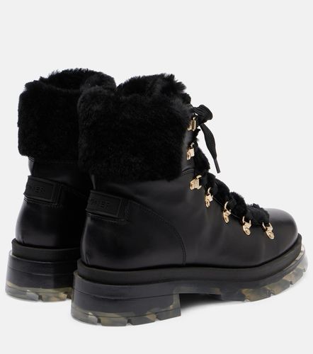 Swansea shearling-lined leather ankle boots - Bogner - Modalova