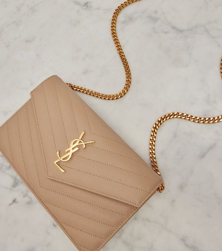 Cartera con cadena Cassandre de piel matelassé - Saint Laurent - Modalova