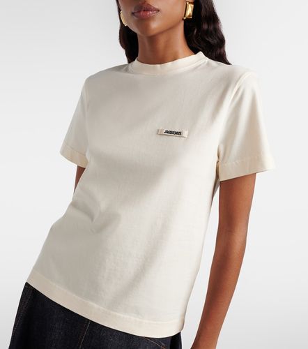 Camiseta de jersey de algodón con logo - Jacquemus - Modalova