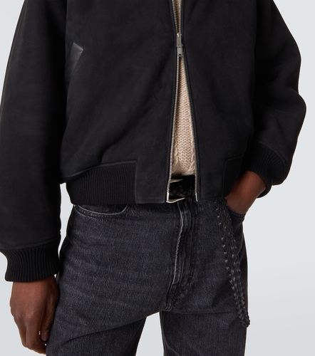X Aaron Levine Berkeley suede bomber jacket - Studio Nicholson - Modalova