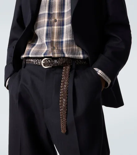X Aaron Levine braided leather belt - Studio Nicholson - Modalova