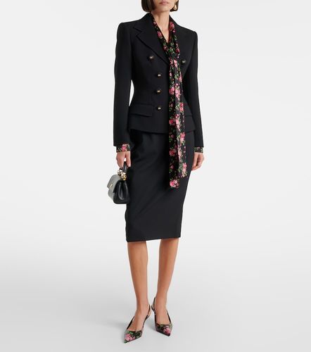 Wool-blend pencil skirt - Dolce&Gabbana - Modalova