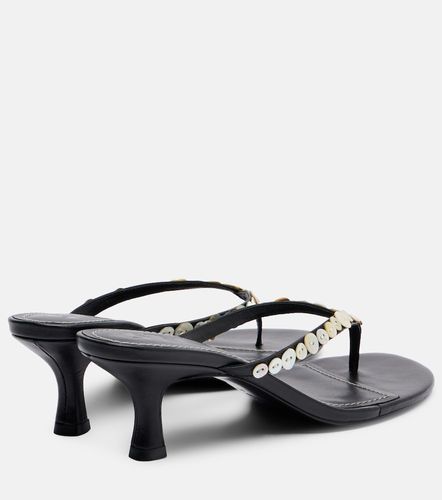 Staud Freja leather thong sandals - Staud - Modalova