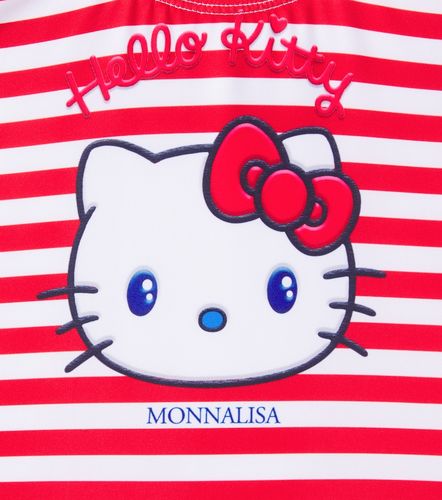 X Hello Kitty bañador a rayas - Monnalisa - Modalova