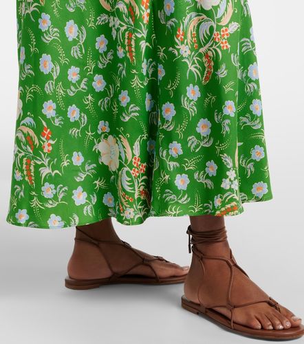 Dôen Vestido largo Valerine de satén de seda - Doen - Modalova