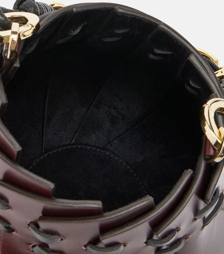 Burundi Mini leather bucket bag - Amanu - Modalova