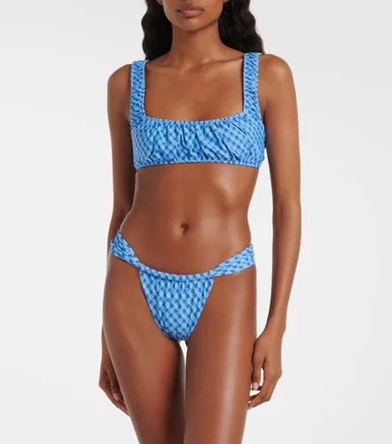 Montce Zoe plaid bikini top - Montce - Modalova