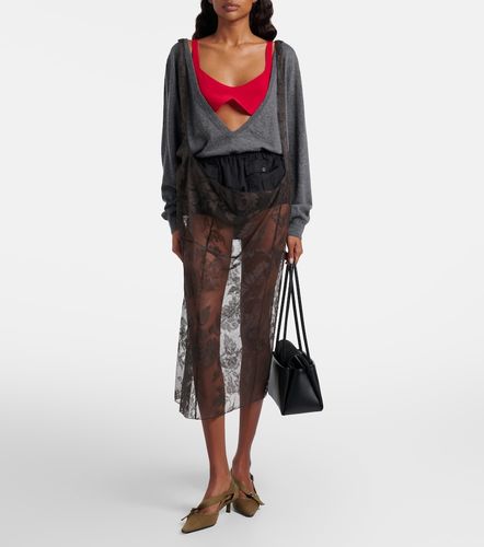 Prada Gonna midi in pizzo di cotone - Prada - Modalova
