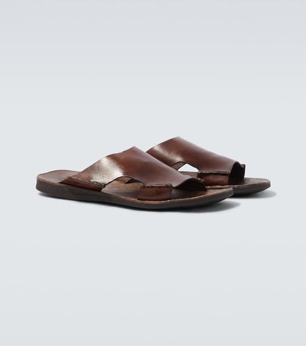 Sabah Lido leather slides - Sabah - Modalova