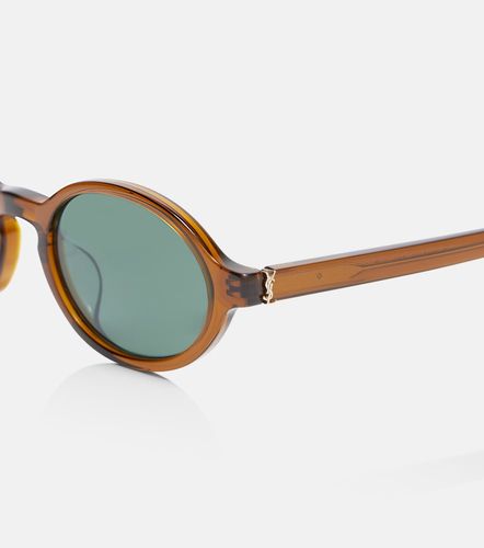 Monogram oval sunglasses - Saint Laurent - Modalova