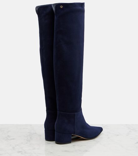 Suede knee-high boots - Gianvito Rossi - Modalova